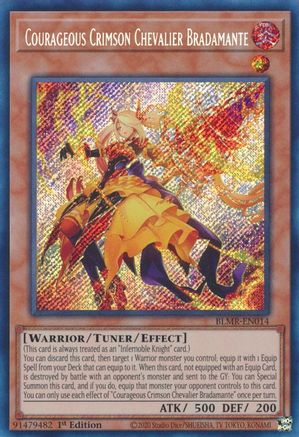 Image of Courageous Crimson Chevalier Bradamante [BLMR-EN014] Secret Rare