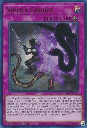 Image of Viper's Grudge [BLMR-EN022] Ultra Rare