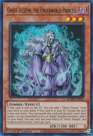 Image of Ghost Sleeper, the Underworld Princess [BLMR-EN024] Ultra Rare