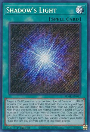 Image of Shadow's Light [BLMR-EN037] Secret Rare