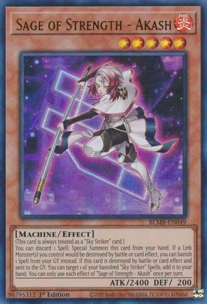 Image of Sage of Strength - Akash [BLMR-EN049] Ultra Rare