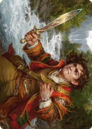 Image of Frodo Baggins Art Card (16/81) (ASLTR-016) - Art Series: Universes Beyond: The Lord of the Rings: Tales of Middle-earth