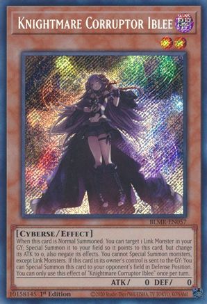 Image of Knightmare Corruptor Iblee [BLMR-EN057] Secret Rare
