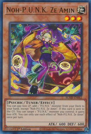 Image of Noh-P.U.N.K. Ze Amin [BLMR-EN062] Ultra Rare