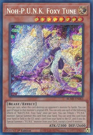 Image of Noh-P.U.N.K. Foxy Tune [BLMR-EN063] Secret Rare