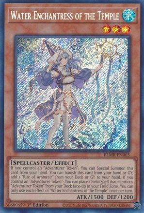 Image of Water Enchantress of the Temple [BLMR-EN065] Secret Rare