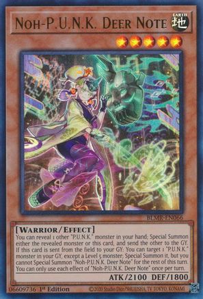 Image of Noh-P.U.N.K. Deer Note [BLMR-EN066] Ultra Rare