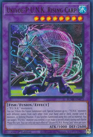 Image of Ukiyoe-P.U.N.K. Rising Carp [BLMR-EN072] Ultra Rare