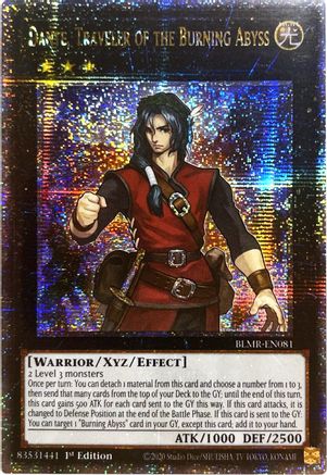 Image of Dante, Traveler of the Burning Abyss [BLMR-EN081] Quarter Century Secret Rare