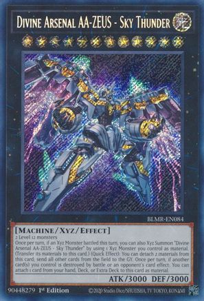 Image of Divine Arsenal AA-ZEUS - Sky Thunder [BLMR-EN084] Secret Rare