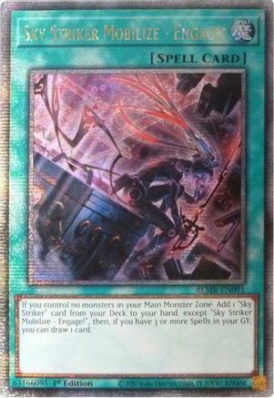 Image of Sky Striker Mobilize - Engage! [BLMR-EN091] Quarter Century Secret Rare