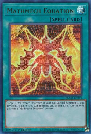 Image of Mathmech Equation [BLMR-EN092] Ultra Rare