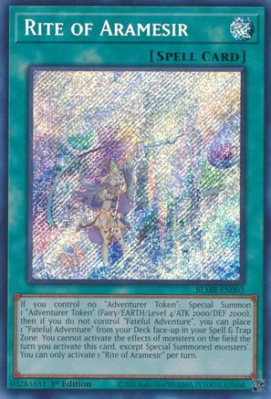 Image of Rite of Aramesir [BLMR-EN093] Secret Rare