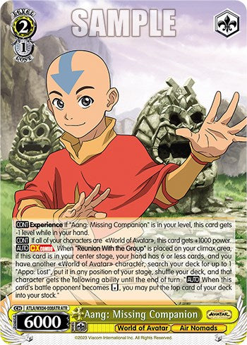 Image of Aang: Missing Companion [Avatar: The Last Airbender]
