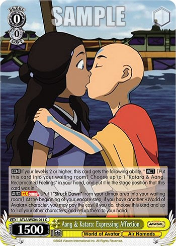 Image of Aang & Katara: Expressing Affection [Avatar: The Last Airbender]