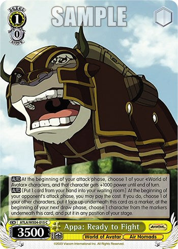 Image of Appa: Ready to Fight [Avatar: The Last Airbender]