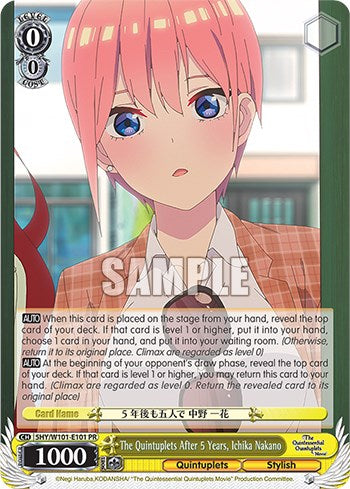 Image of The Quintuplets After 5 Years, Ichika Nakano [The Quintessential Quintuplets Movie]