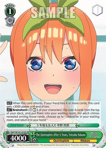 Image of The Quintuplets After 5 Years, Yotsuba Nakano [The Quintessential Quintuplets Movie]