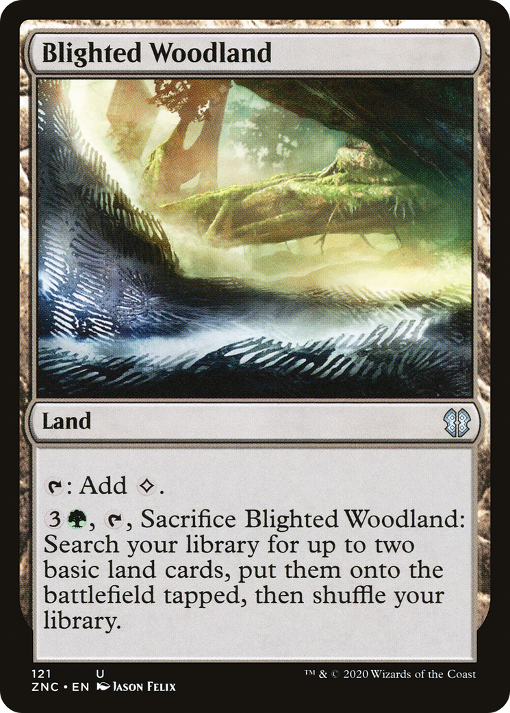 Image of Blighted Woodland [Zendikar Rising Commander]