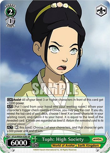 Image of Toph: High Society [Avatar: The Last Airbender]