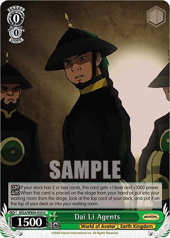 Image of Dai Li Agents [Avatar: The Last Airbender]