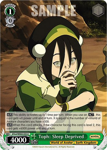 Image of Toph: Sleep Deprived [Avatar: The Last Airbender]