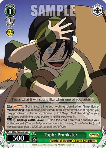 Image of Toph: Prankster [Avatar: The Last Airbender]