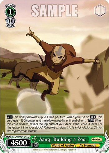 Image of Aang: Building a Zoo [Avatar: The Last Airbender]
