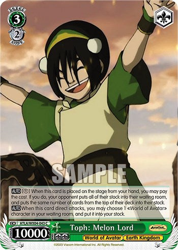 Image of Toph: Melon Lord [Avatar: The Last Airbender]