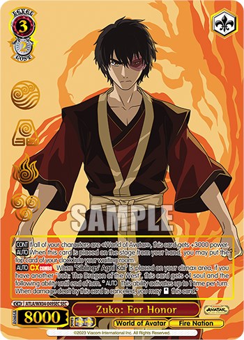 Image of Zuko: For Honor [Avatar: The Last Airbender]