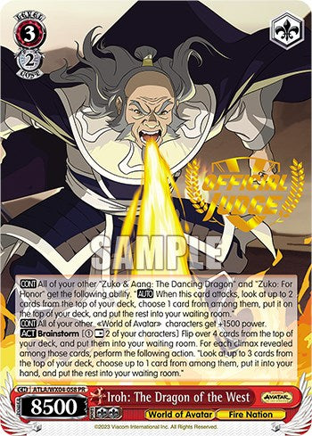 Image of Iroh: The Dragon of the West (Judge Promo) [Avatar: The Last Airbender]