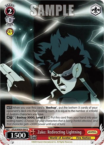 Image of Zuko: Redirecting Lightning [Avatar: The Last Airbender]