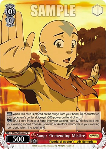 Image of Aang: Firebending Misfire [Avatar: The Last Airbender]