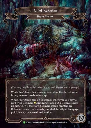 Image of Chief Ruk'utan [LGS145] (Promo)  Rainbow Foil
