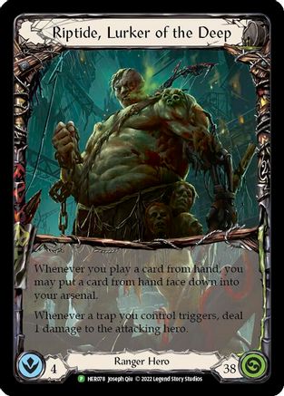 Image of Riptide, Lurker of the Deep [HER078] (Promo)  Cold Foil