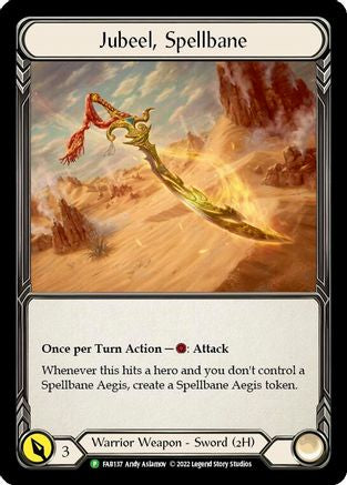 Image of Jubeel, Spellbane [FAB137] (Promo)  Cold Foil