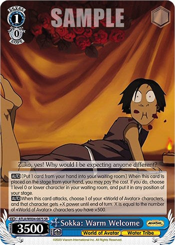 Image of Sokka: Warm Welcome [Avatar: The Last Airbender]
