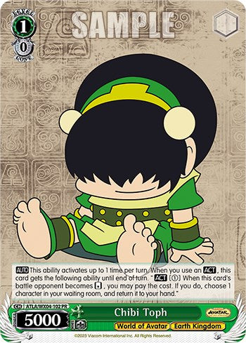 Image of Chibi Toph [Avatar: The Last Airbender]