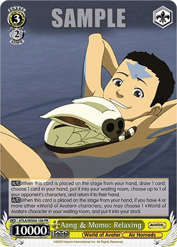 Image of Aang & Momo: Relaxing [Avatar: The Last Airbender]