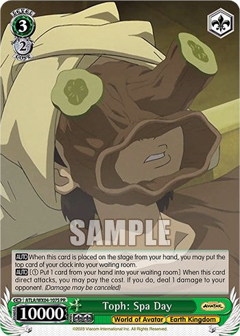 Image of Toph: Spa Day (Foil) [Avatar: The Last Airbender]
