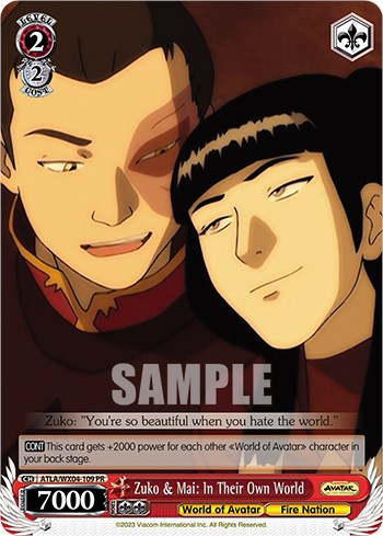 Image of Zuko & Mai: In Their Own World [Avatar: The Last Airbender]