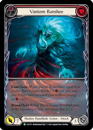 Image of Vantom Banshee (Red) (Extended Art) [LGS157] (Promo)  Rainbow Foil