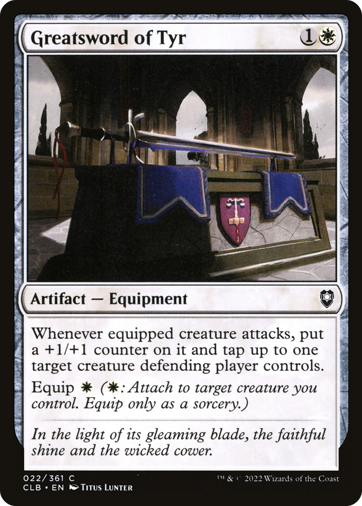 Image of Greatsword of Tyr [Commander Legends: Battle for Baldur's Gate]
