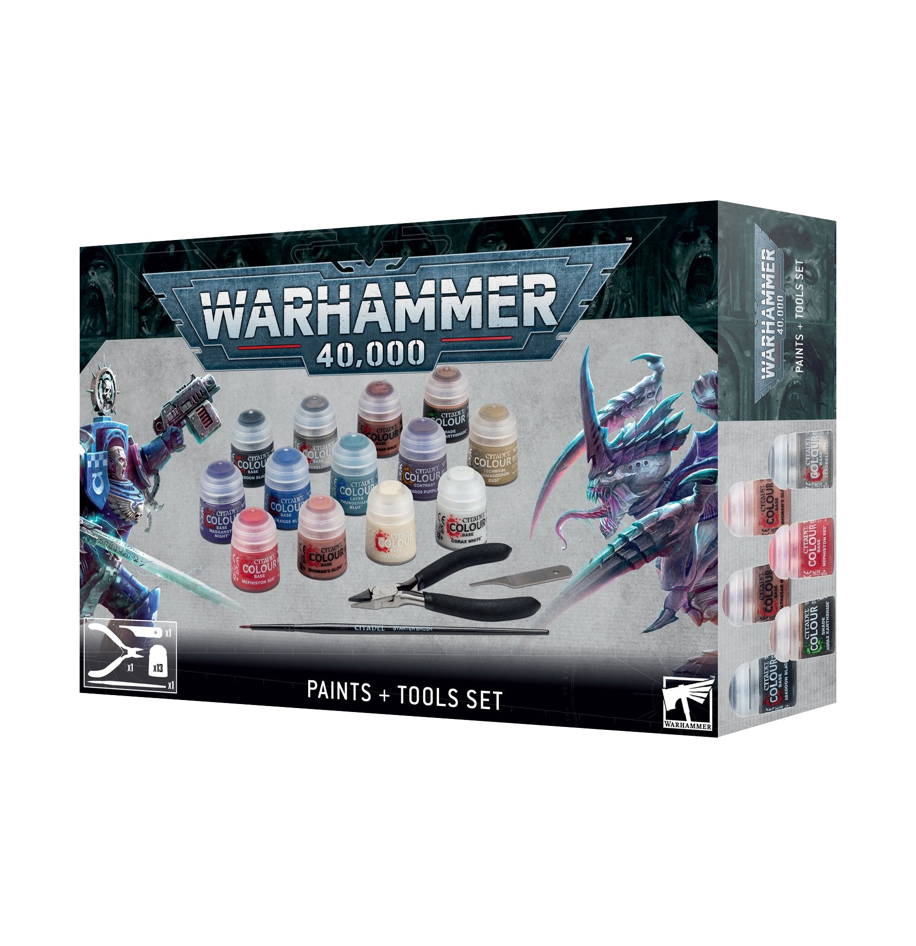 Image of Paints + Tools Set Warhammer 40,000 (2026)