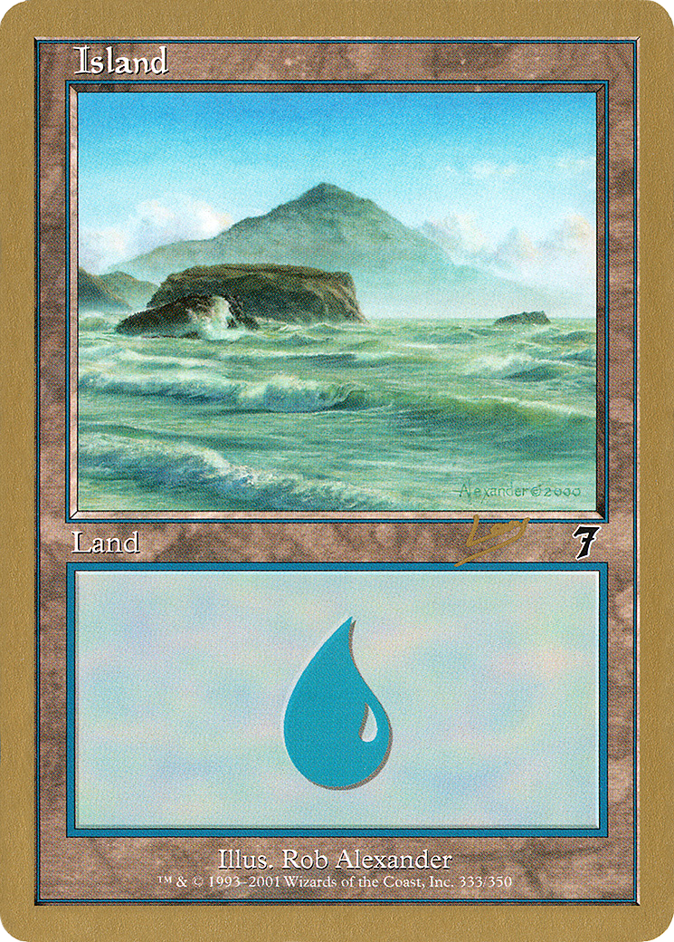 Image of Island (333) (Raphael Levy) [World Championship Decks 2002]