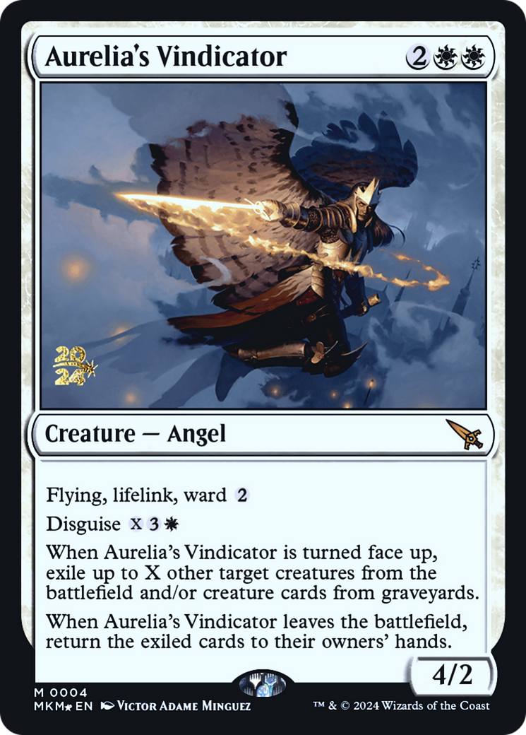 Image of Aurelia's Vindicator [Murders at Karlov Manor Prerelease Promos]