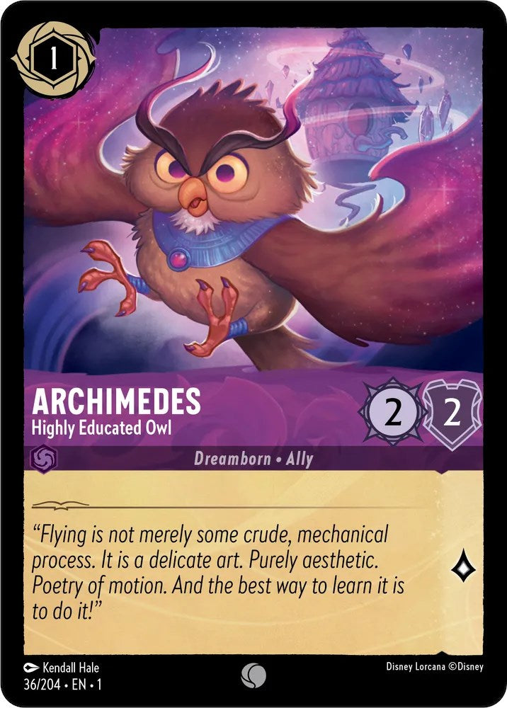 Image of Archimedes - Highly Educated Owl (36/204) [The First Chapter]