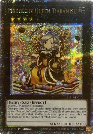 Image of Madolche Queen Tiaramisu [BLMR-EN076] Quarter Century Secret Rare