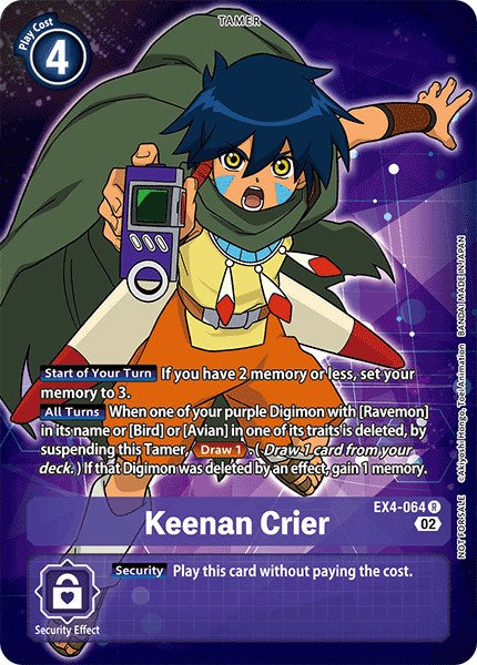 Image of Keenan Crier [EX4-064] (Alternate Art) [Alternative Being Booster]