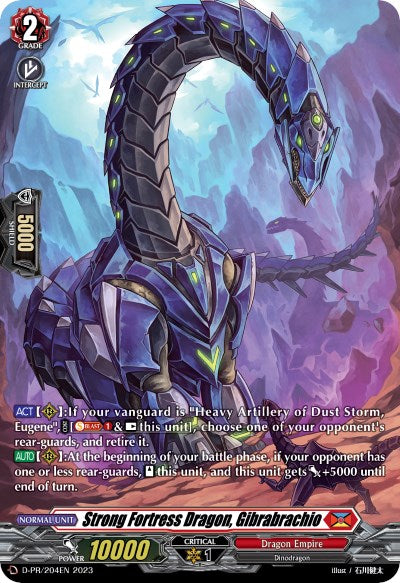 Image of Strong Fortress Dragon, Gibrabrachio (D-PR/204EN) [D Promo Cards]